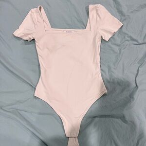 Aritzia Babaton Cream Bodysuit